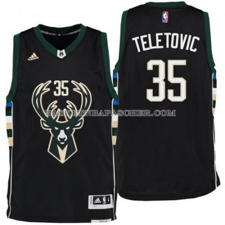 Maillot Milwaukee Bucks Teletovic Noir