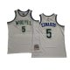 Maillot Minnesota Timberwolves Anthony Edwards NO 5 Mitchell & Ness 2023-24 Blanc