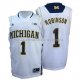 Maillot NCAA Michigan State Spartans Glenn Robinson Blanc