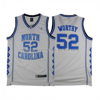 Maillot NCAA Universidad de Carolina del Norte Worthy Blanc