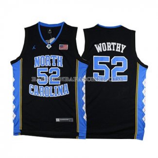 Maillot NCAA Universidad de Carolina del Norte Worthy Noir