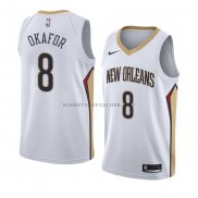 Maillot New Orleans Pelicans Jahlil Okafor Association 2018 Blan