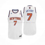 Maillot New York Knicks Carmelo Anthony NO 7 Blanc