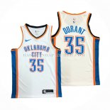 Maillot Oklahoma City Thunder Kevin Durant NO 35 Association Blanc Maillot Oklahoma City Thunder Kevin Durant NO 35 Association Blanc