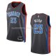 Maillot Oklahoma City Thunder Tre Mann NO 23 Ville 2022-23 Gris