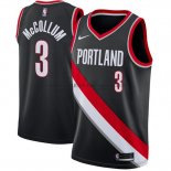 Maillot Portland Trail Blazers C.j. Mccollum 2017-18 Noir