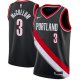 Maillot Portland Trail Blazers C.j. Mccollum 2017-18 Noir