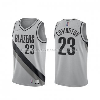 Maillot Portland Trail Blazers Robert Covington Earned 2020-21 Gris