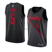 Maillot Portland Trail Blazers Rodney Hood Ville 2019 Noir