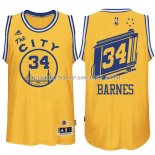 Maillot Retro City Bus Golden State Warriors Barnes Jaune