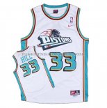 Maillot Retro Detroit Pistons Hill Blanc