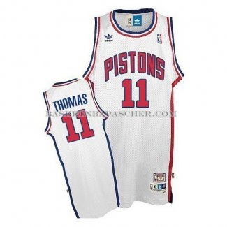 Maillot Retro Detroit Pistons Thomas Blanc