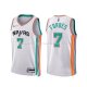 Maillot San Antonio Spurs Bryn Forbes NO 7 Ville 2021-22 Blanc