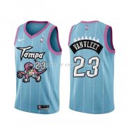 Maillot Tornto Raptors Fred Vanvleet Ville 2020-21 Rosa Bleu