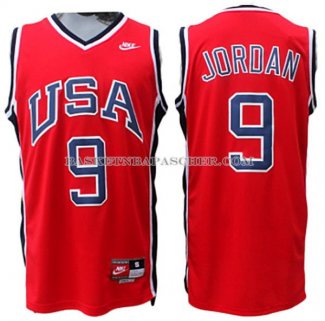 Maillot USA 1984 Jordan Rouge