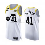 Maillot Utah Jazz Kelly Olynyk NO 41 Association Authentique 2022-23 Blanc
