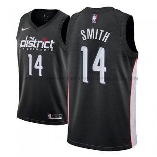 Maillot Washington Wizards Jason Smith Ciudad 2018-19 Noir