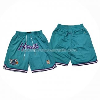 Short Charlotte Hornets Retro Just Don Vert