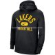 Veste a Capuche Los Angeles Lakers Performance Practice 2021-22 Noir