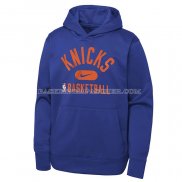 Veste a Capuche New York Knicks Performance Practice 2021-22 Bleu