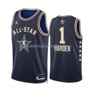Maillot All Star 2024 Los Angeles Clippers James Harden NO 1 Bleu