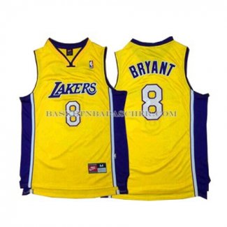Maillot Authentique Los Angeles Lakers Bryant Jaune