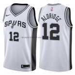 Maillot Authentique San Antonio Spurs Aldridge 2017-18 Blanc