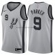 Maillot Authentique San Antonio Spurs Parker 2017-18 Gris
