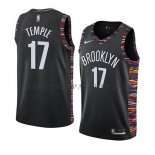 Maillot Brooklyn Nets Garrett Temple Ville 2019 Noir