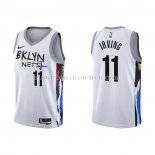 Maillot Brooklyn Nets Kyrie Irving NO 11 Ville 2022-23 Blanc