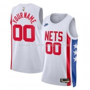 Maillot Brooklyn Nets Personnalise Classic 2022-23 Blanc