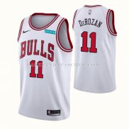 Maillot Chicago Bulls Demar Derozan NO 11 Association 2021 Blanc