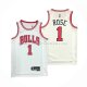 Maillot Chicago Bulls Derrick Rose NO 1 Association 2021 Blanc