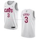 Maillot Cleveland Cavaliers Caris Levert NO 3 Association 2022-23 Blanc