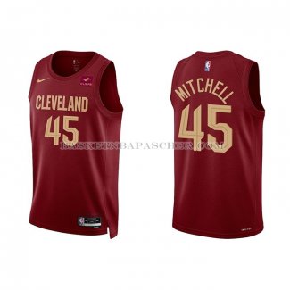 Maillot Cleveland Cavaliers Donovan Mitchell NO 45 Icon 2022-23 Rouge