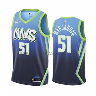 Maillot Dallas Mavericks Boban Marjanovic Ville Edition Bleu