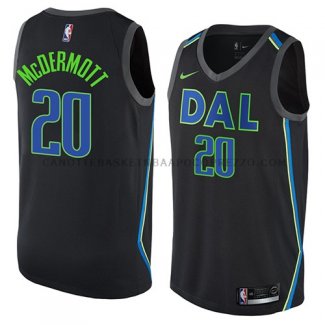 Maillot Dallas Mavericks Doug Mcdermott Ciudad 2018 Noir