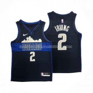 Maillot Dallas Mavericks Kyrie Irving NO 2 Statement Bleu