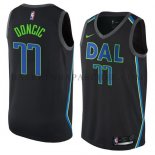 Maillot Dallas Mavericks Luka Doncic Ciudad 2017-18 Noir