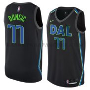 Maillot Dallas Mavericks Luka Doncic Ciudad 2017-18 Noir