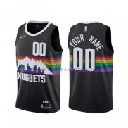Maillot Denver Nuggets Personnalise 2019-20 Ville Noir