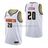 Maillot Denver Nuggets Tyler Lydon Association Blanc Maillot Denver Nuggets Tyler Lydon Association Blanc