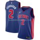 Maillot Detroit Pistons Cade Cunningham NO 2 Icon Bleu