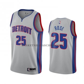 Maillot Detroit Pistons Derrick Rose Statement 2020-21 Gris