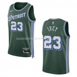 Maillot Detroit Pistons Jaden Ivey NO 23 Ville 2022-23 Vert