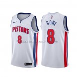 Maillot Detroit Pistons Jordan Bone Association Blanc Maillot Detroit Pistons Jordan Bone Association Blanc