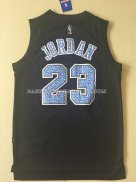Maillot Diamonds Editon Chicago Bulls Jordan Noir
