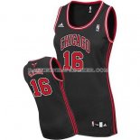 Maillot Femme Chicago Bulls Gasol Noir
