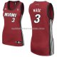 Maillot Femme Miami Heat Wade Rouge
