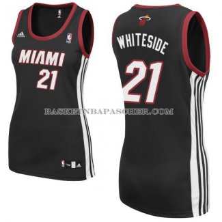 Maillot Femme Miami Heat Whiteside Noir